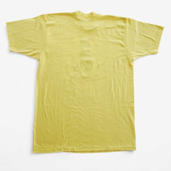 Vintage 1970s Bantams Trees are Hell Ski Bum Soft Yellow Graphic Tee T-Shirt L - Picture 2 of 10